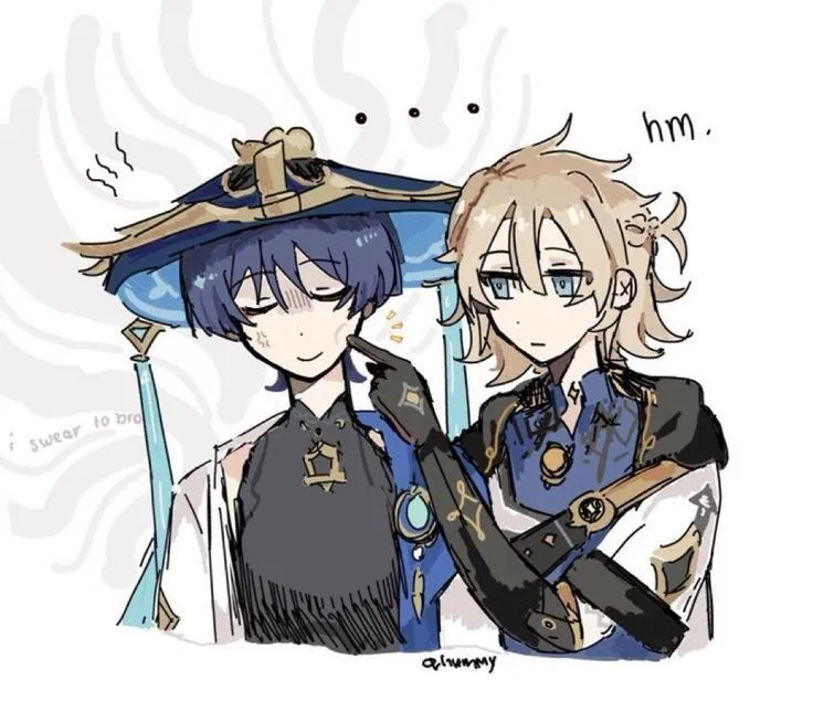 Avatar of Albedo and Scaramouche