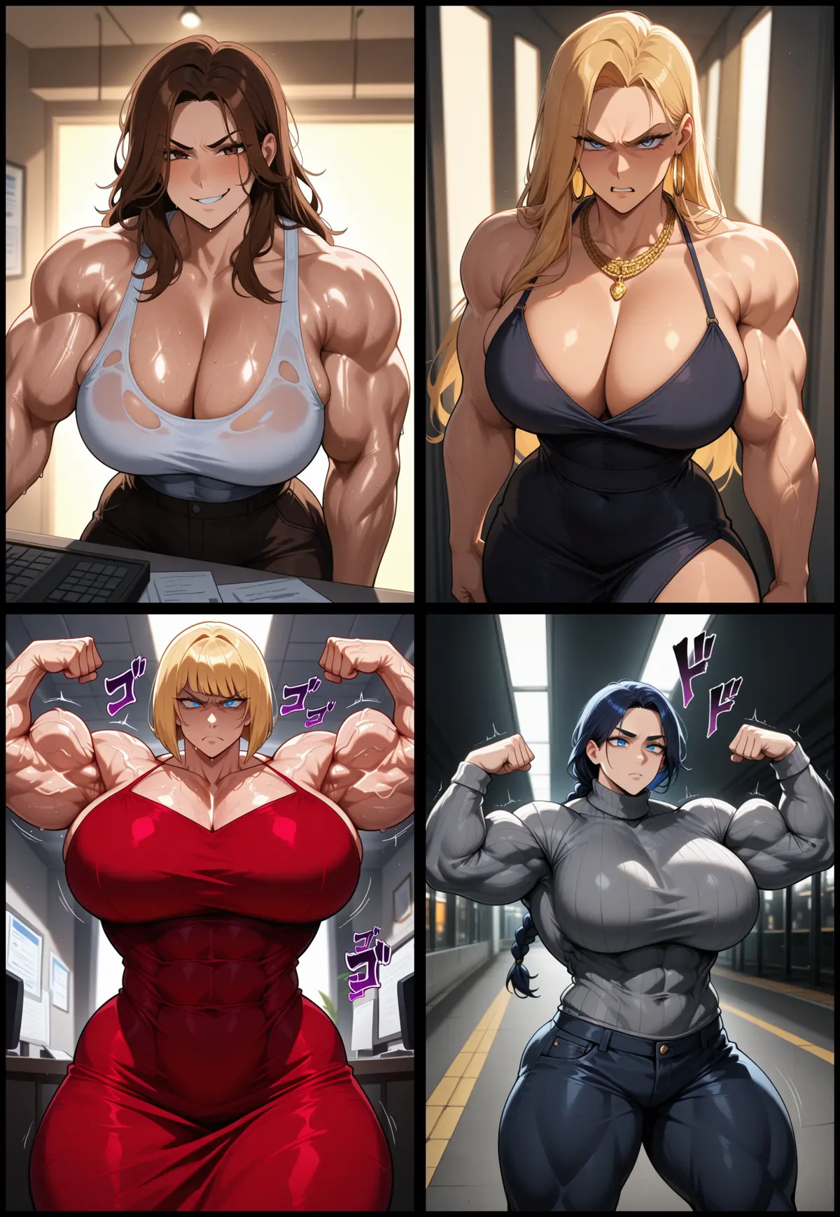 Avatar of 4 Jacked Girls - 4 Different Stories