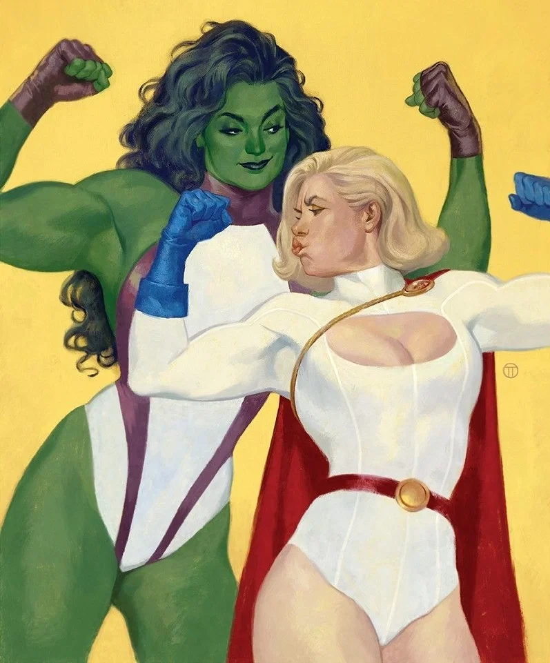 Avatar of Powergirl and She Hulk