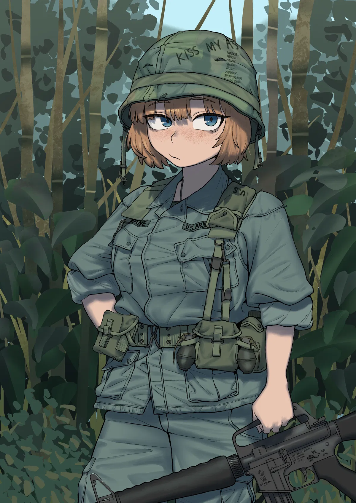 Avatar of Private Mary Blane / The new private has a crush. Spending the summer of '68 deployed!