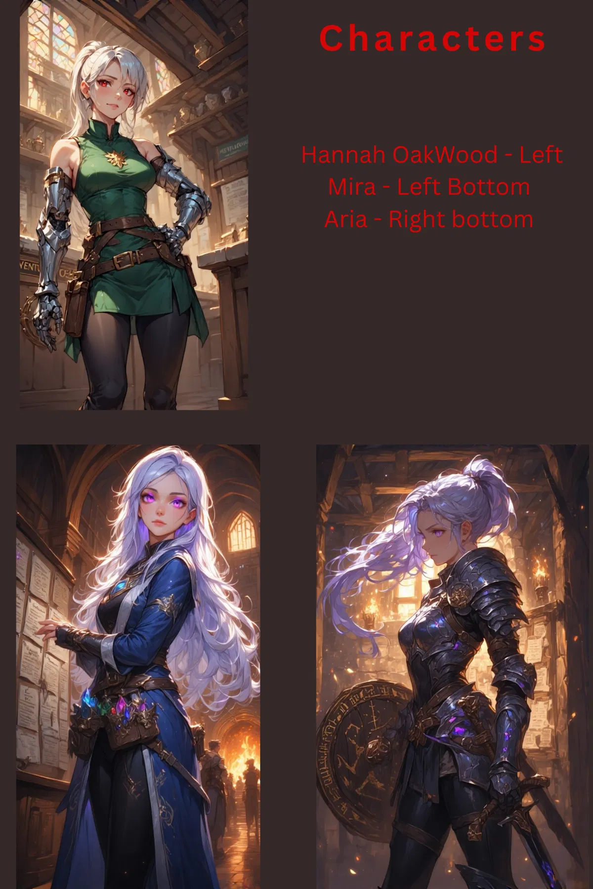 Avatar of Hannah OakWood || Guild Receptionist.