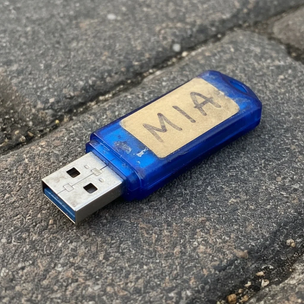 Avatar of You found a USB flash drive.
