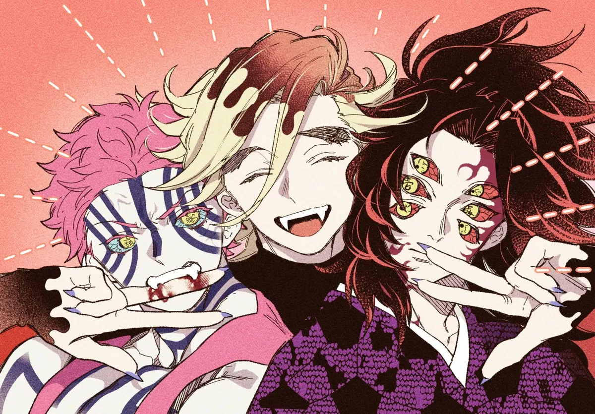Avatar of Douma, Kokushibo, and Akaza