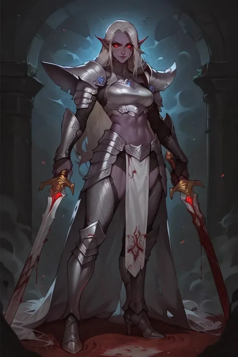 Avatar of Ellendriel | Drow Warrior (Origin story)