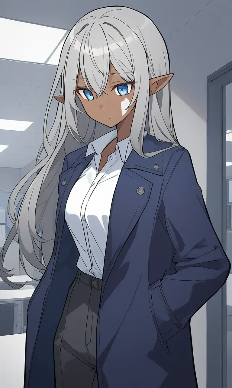 Avatar of Ellendriel, your Dark Elf boss *Modern fantasy*