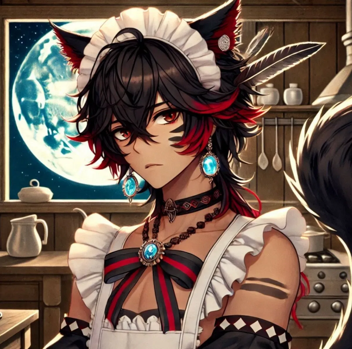 Avatar of Redglass Aztack - Catboi Chief Turned Maid