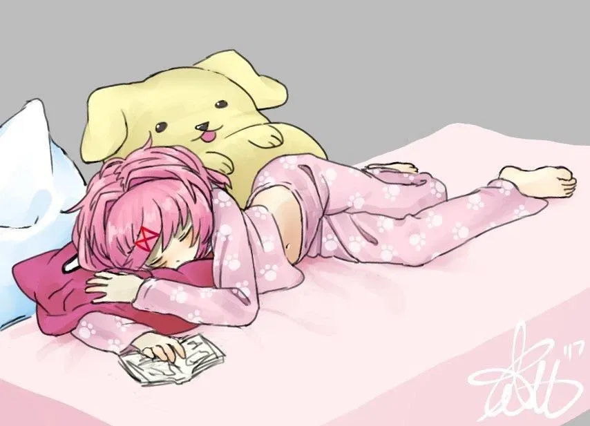 Avatar of Cuddling with Natsuki! 🩷 (Comfort Bot) | From the Fluffier Universe & Scenario's | Doki Doki Literature Club | ANYPOV!  | Remastered!