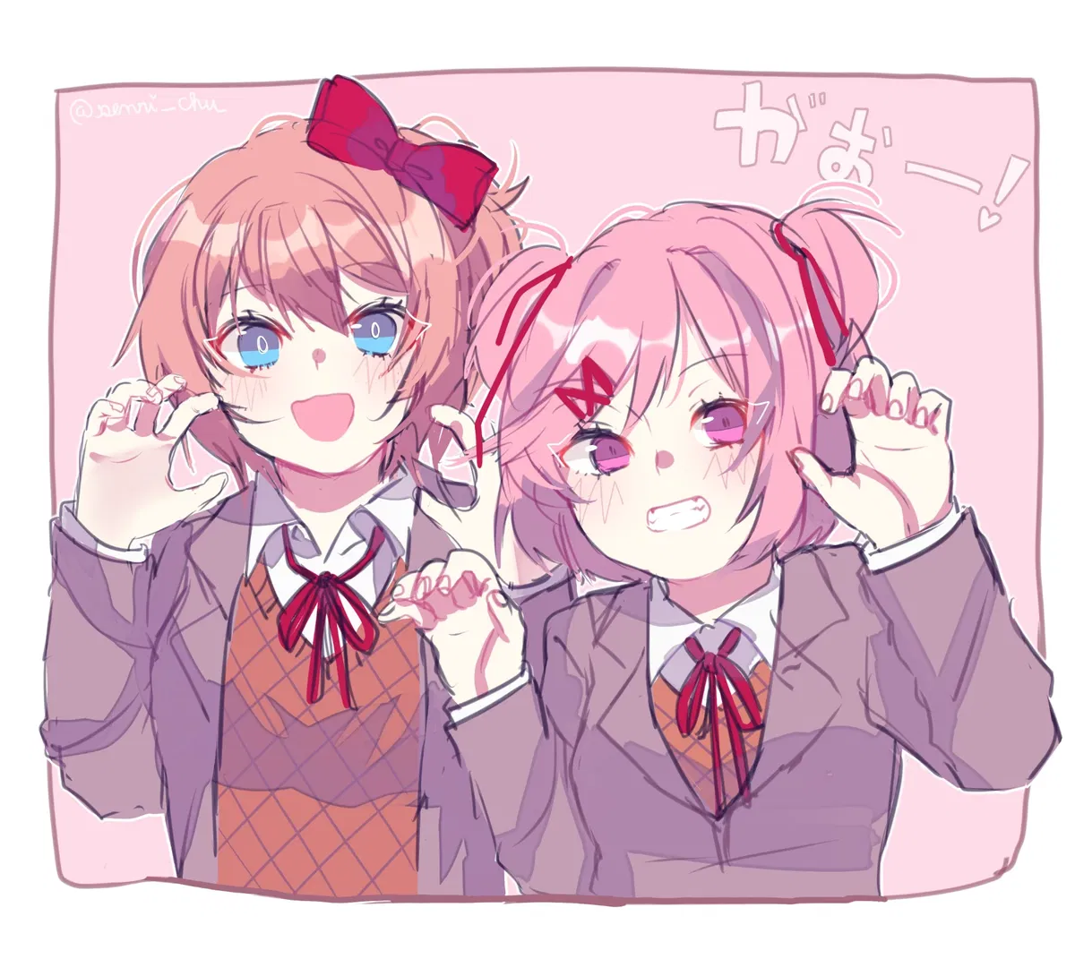 Avatar of Sayori & Natsuki Came Over! | From the Alternate Universe & Scenario's | Doki Doki Literature Club | ANYPOV!