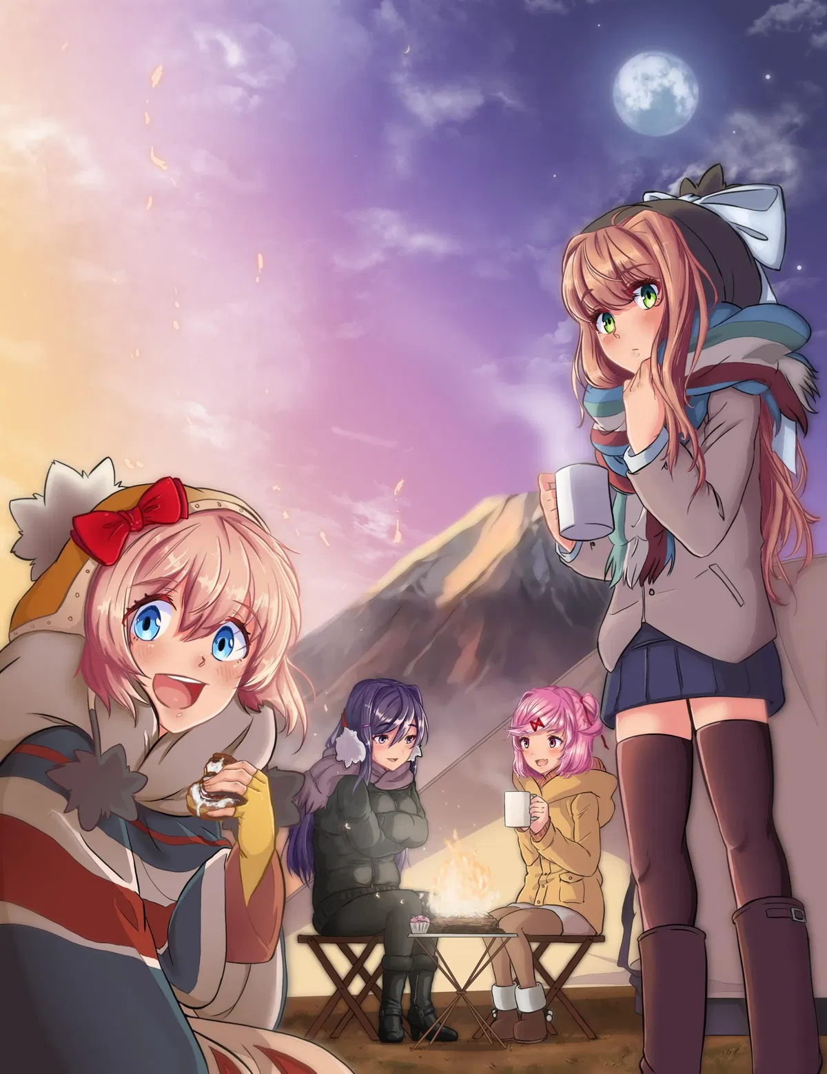 Avatar of A Doki Doki Camping Trip | From the Alternate Universe & Scenario's | Doki Doki Literature Club 
