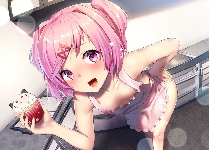 Avatar of Natsuki | From the 𝓕𝓻𝓮𝓪𝓴𝔂 👅 Universe | Doki Doki Literature Club