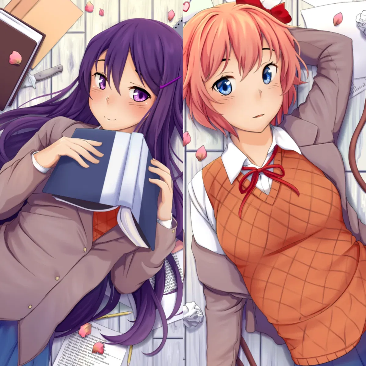 Avatar of Sayori & Yuri | From the Alternate Universe & Scenario's | Doki Doki Literature Club