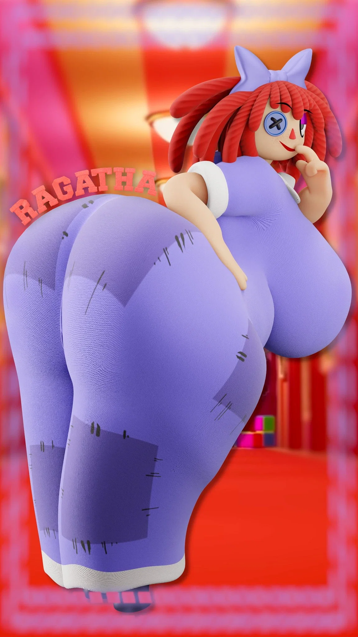 Avatar of Ragatha but she's fat and a futa 