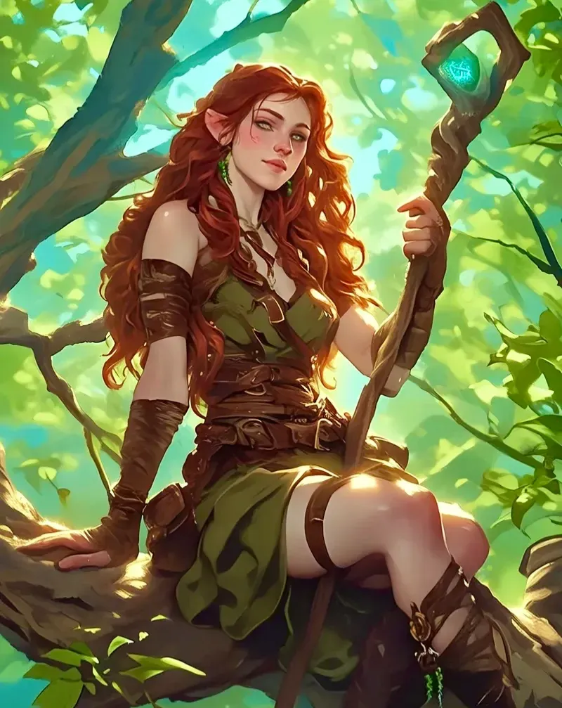 Avatar of Elowen Briarwood || Elven Druid