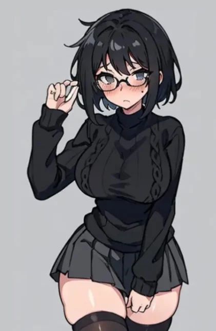 Avatar of Aoki (a shy college girl)