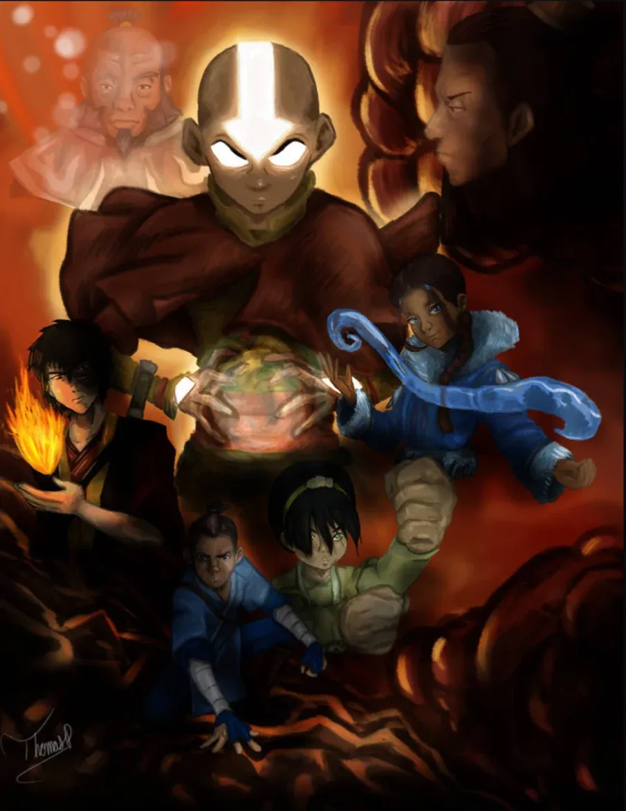 Avatar of Zombie apocalypse, with, Avatar The Last Airbender Characters?