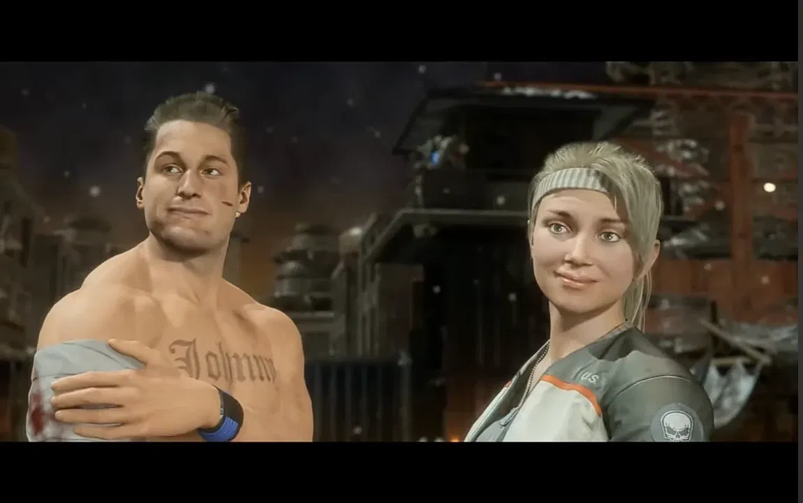 Avatar of Young Sonya Blade and Johnny Cage
