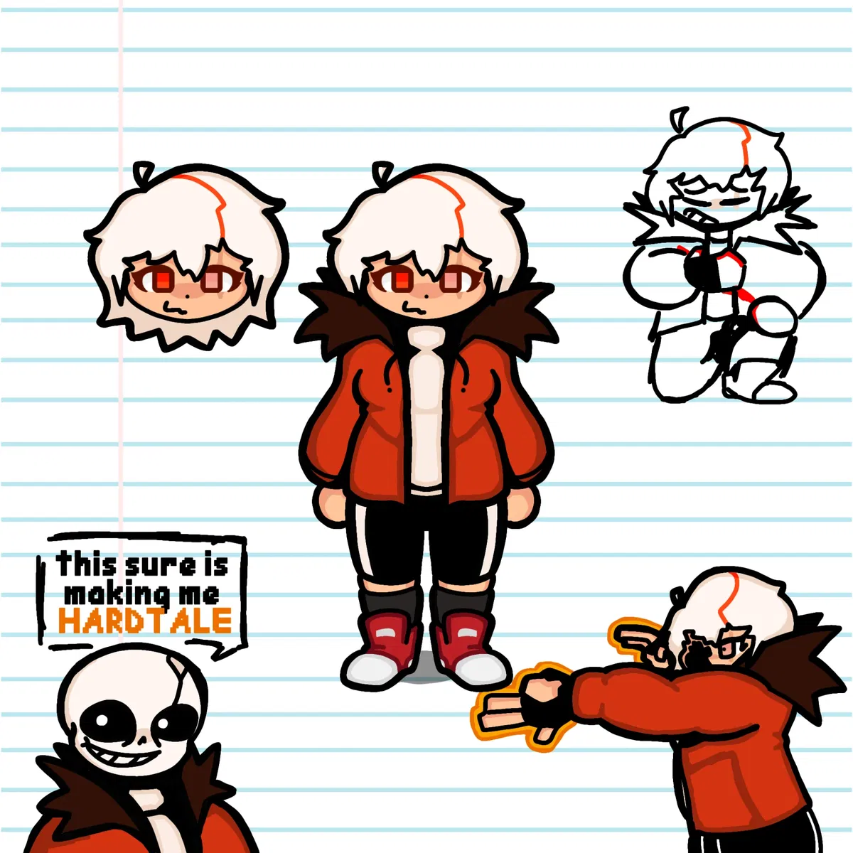 Avatar of Fem! Hardtale! Human! Sans tg