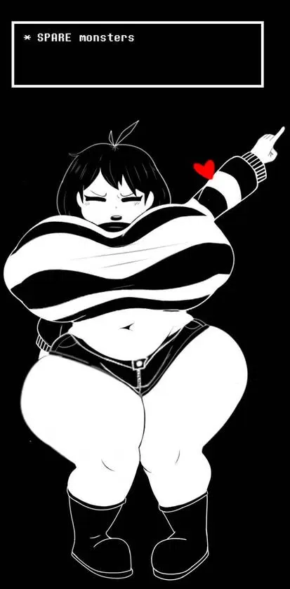 Avatar of Frisk makes you spare monsters.