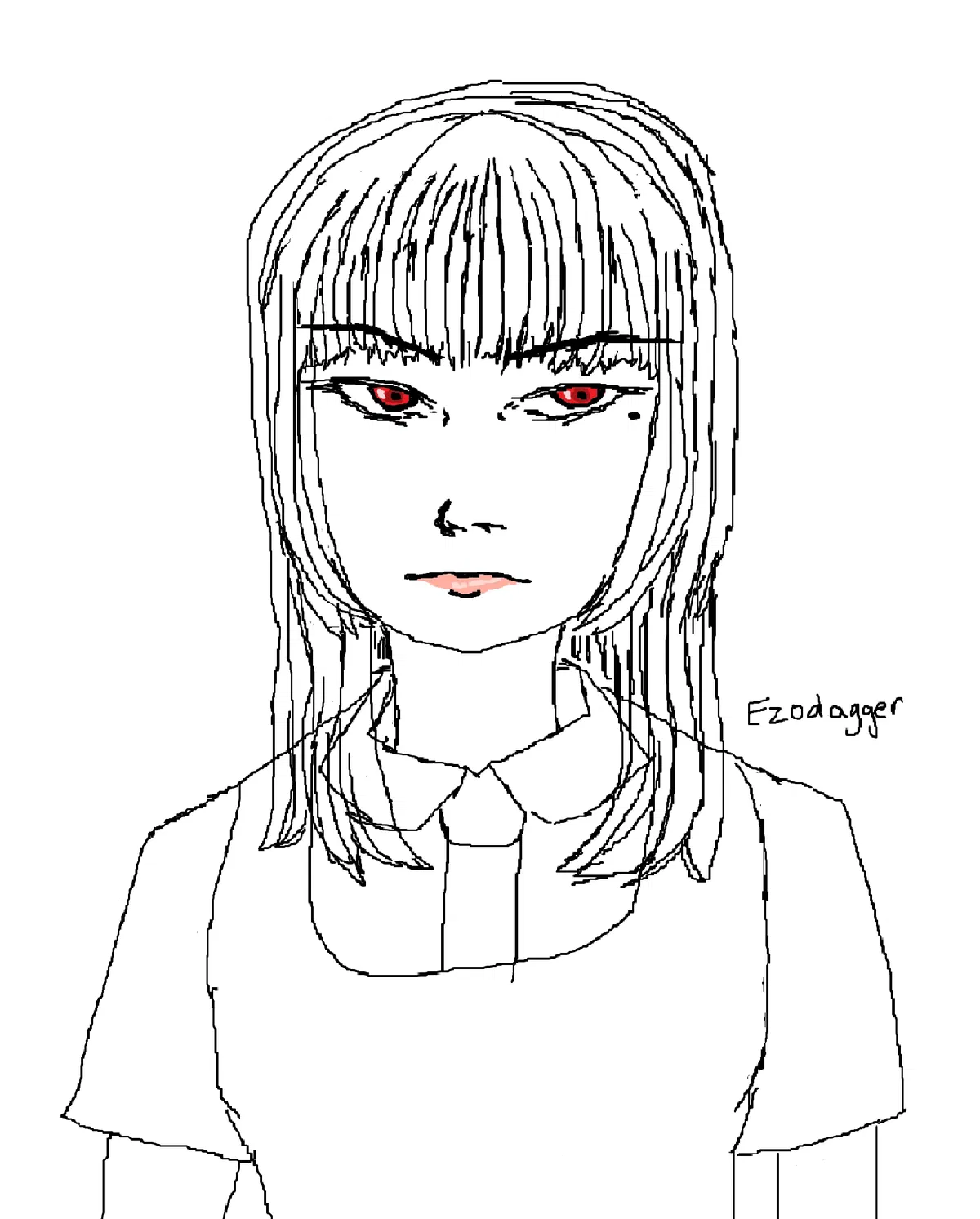 Avatar of Your Japanese childhood best friend until you fall in love with another girl and I don't know how to generate those heavenly pictures so I decided to draw on Mspaint