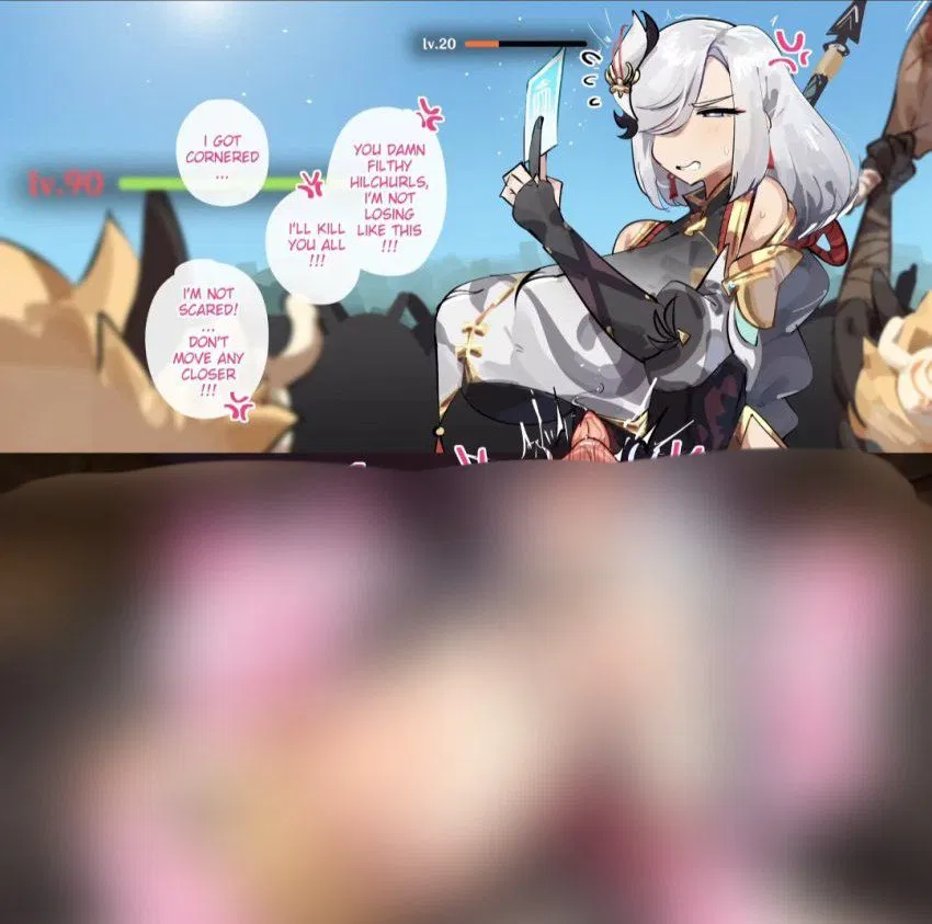 Avatar of Bitch Shenhe failed because her level was lower?