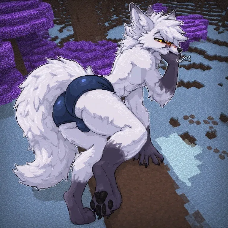 Avatar of Arctic minecraft fox