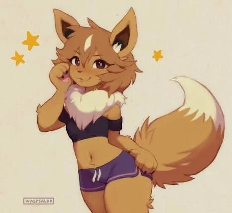 Avatar of Luna Foxyngnton- versión antropomorfa.
