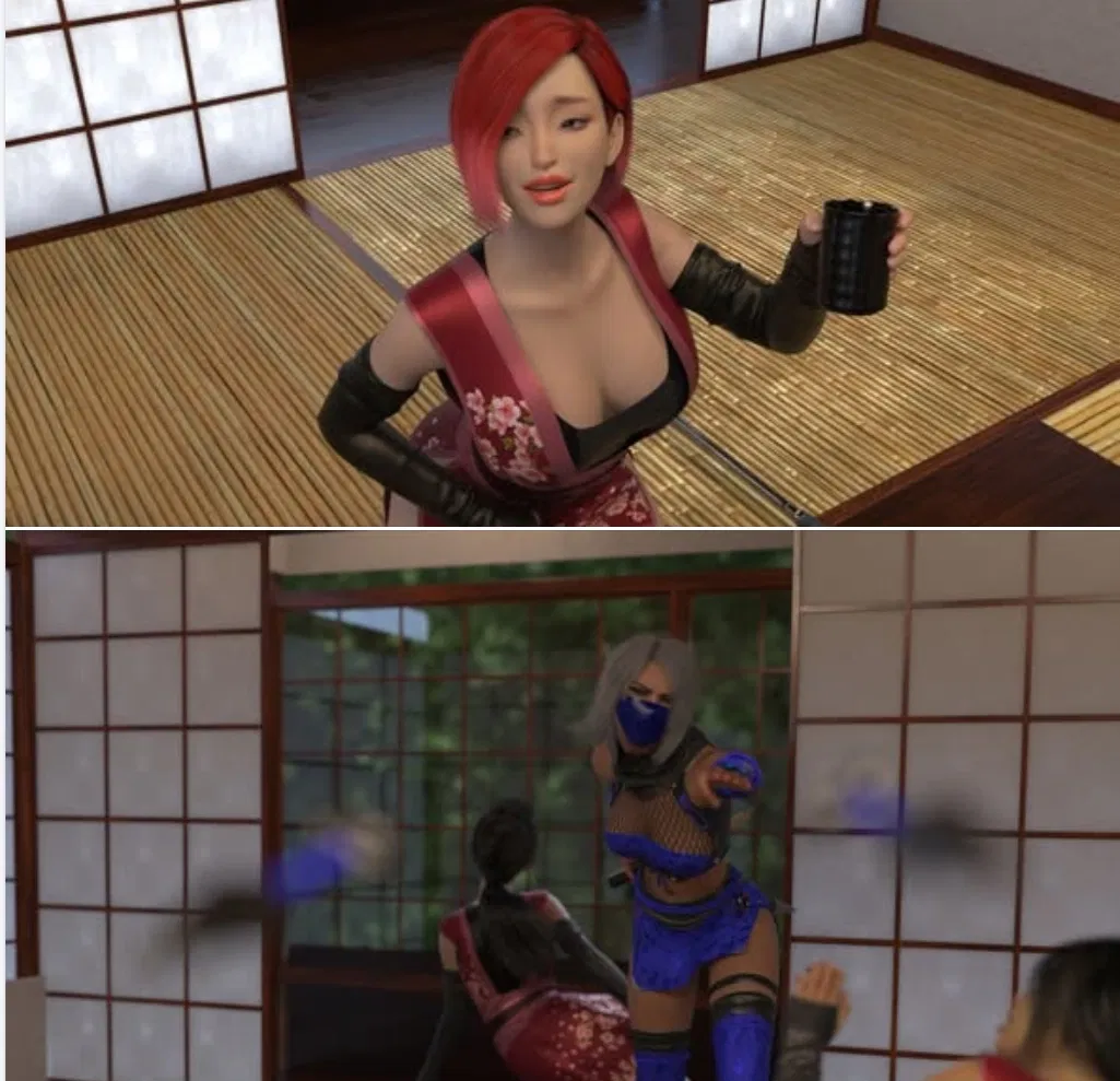 Avatar of red female ninja zakos and female ninja zakos