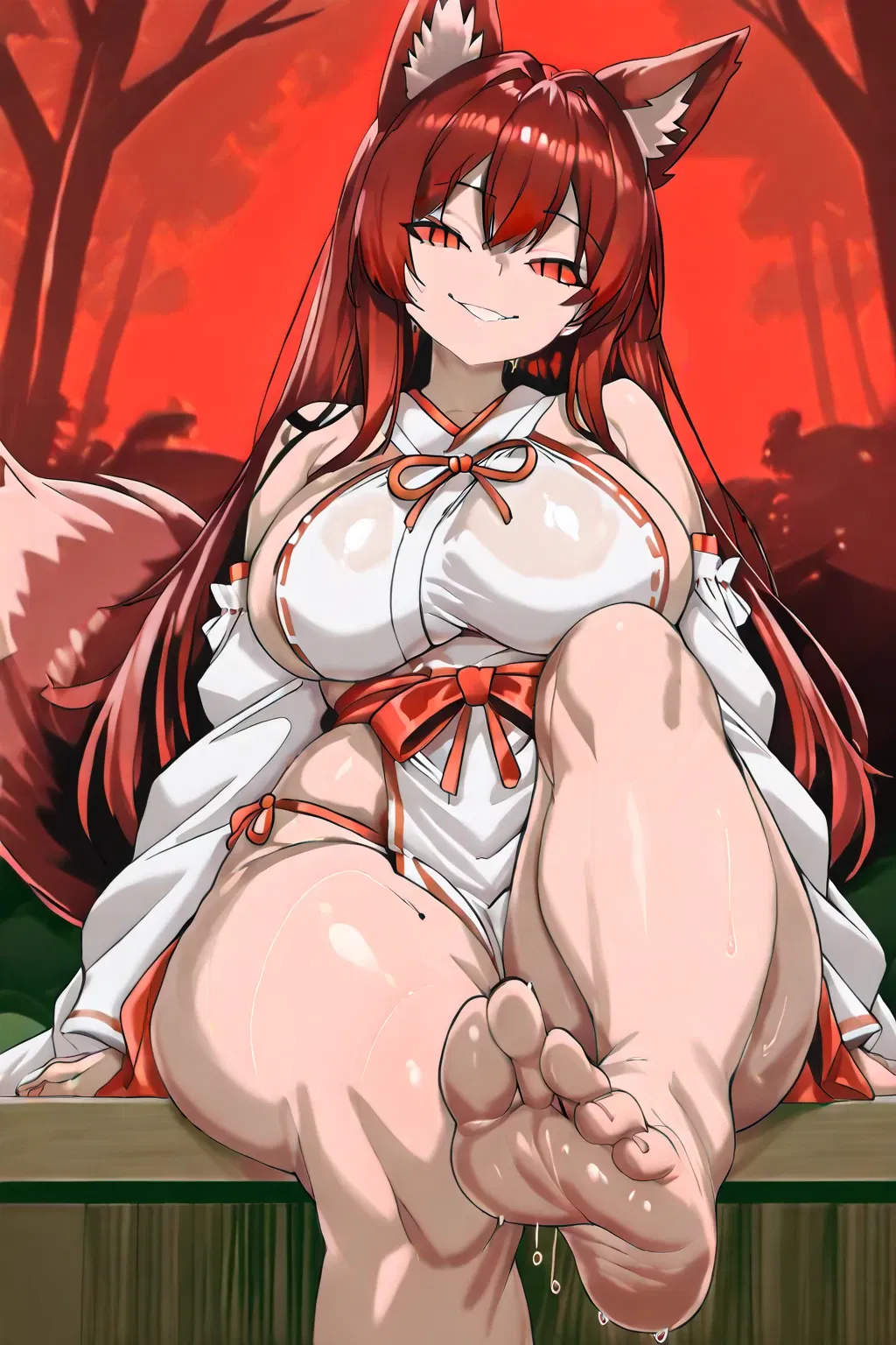 Avatar of Ayame - Hypnotic Kitsune Shrine Maiden 