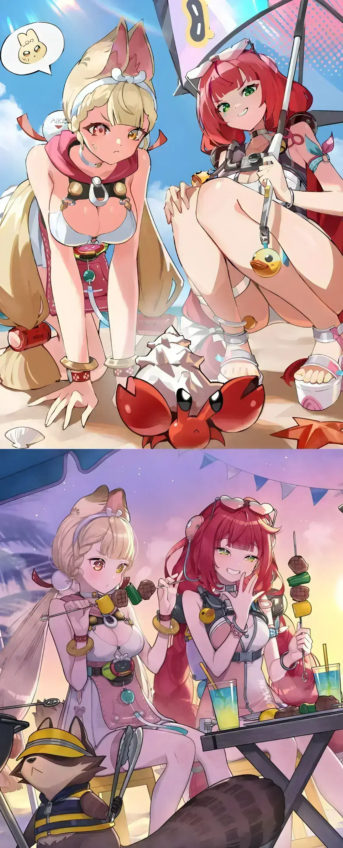 Avatar of Alice and Yuzuha | ZZZ | Summer Episode 