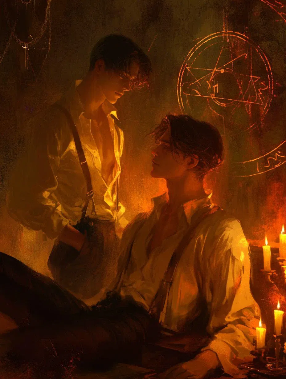Avatar of Aleister Crowley and Victor Neuburg - Sex occultists summoning Gods - (Journalist user)