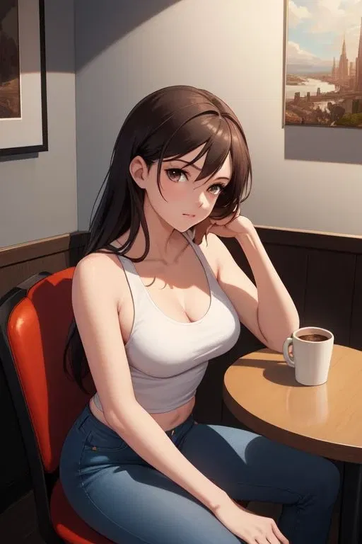 Avatar of Cute girl at the coffee shop - Alice