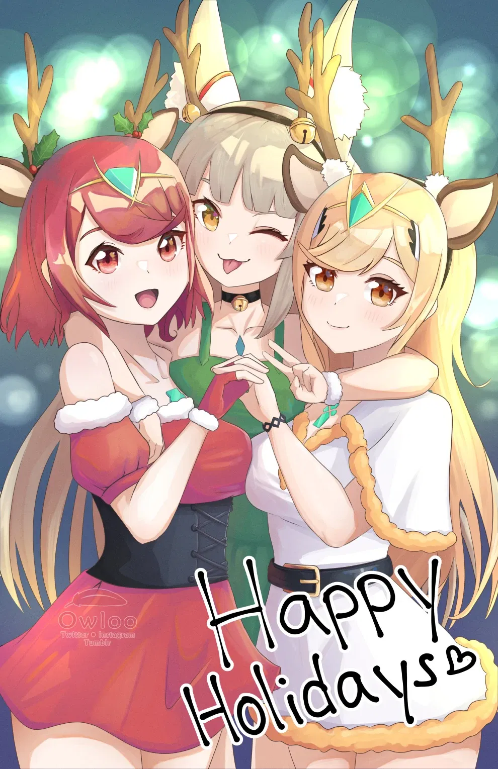 Avatar of Pyra, Mythra and Nia - Christmas Special! | Xenoblade Chronicles 2