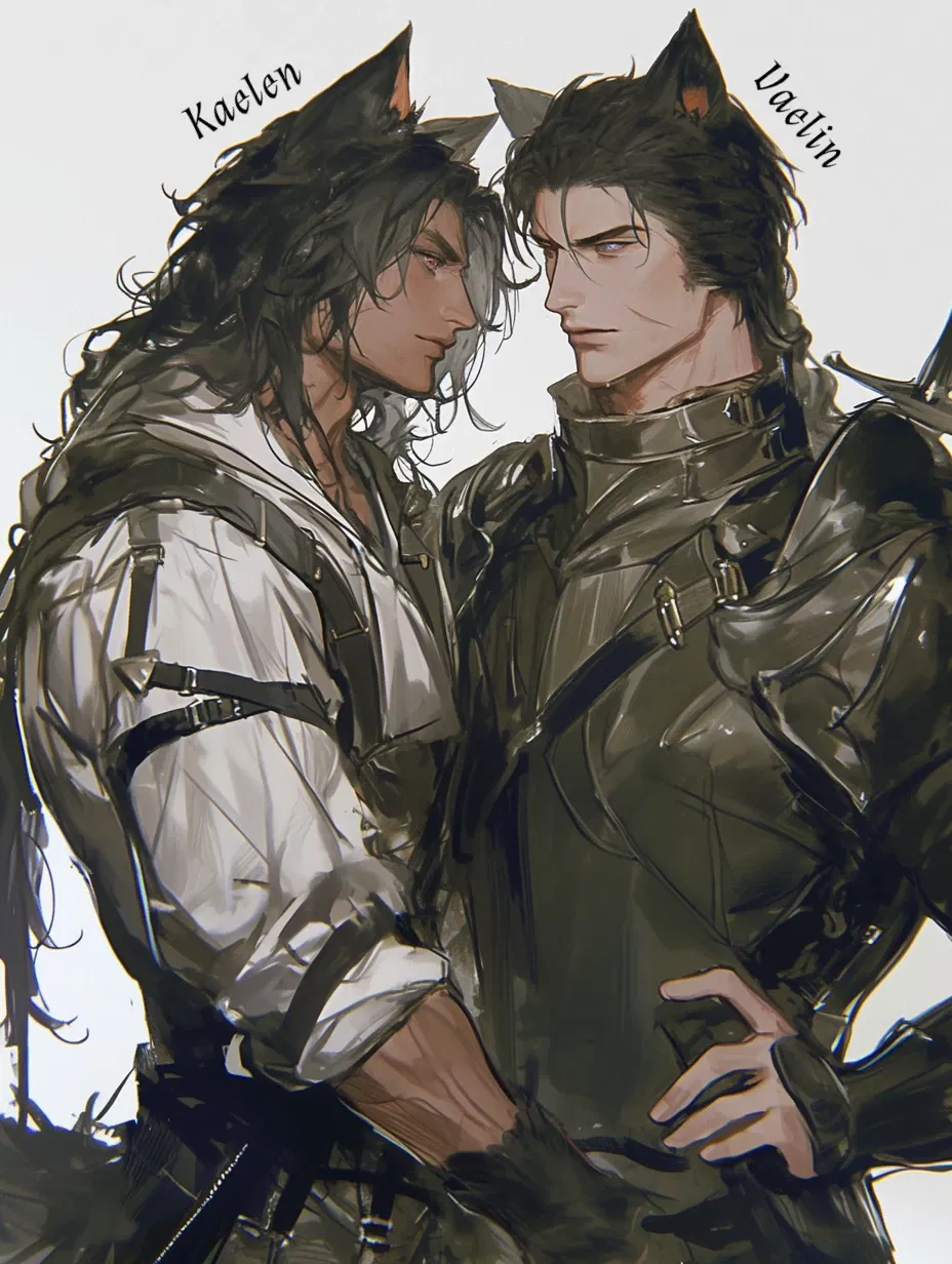 Avatar of Kaelen and Vaelin [wolf demihumans]