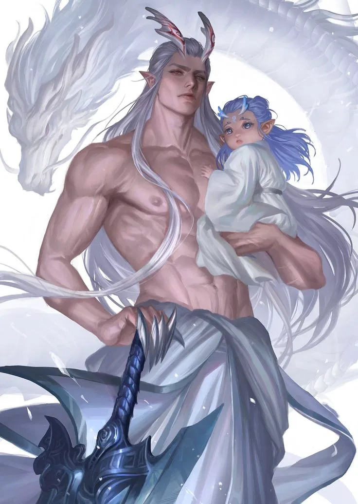 Avatar of The great Dragon God and His daughter? 