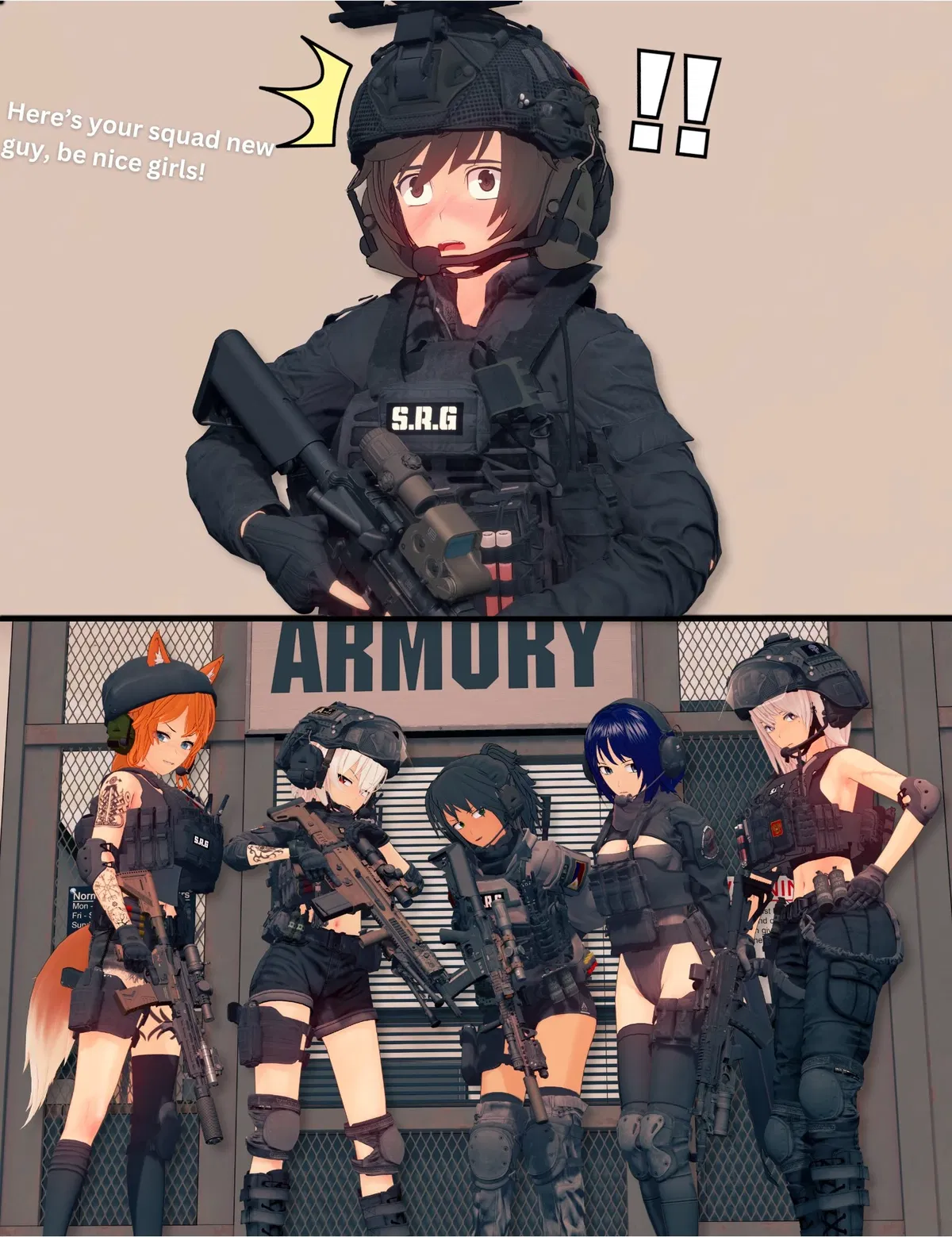Avatar of Your new squad! (You're the commander)
