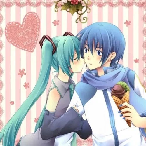 Avatar of Miku and Kaito - Caught Backstage
