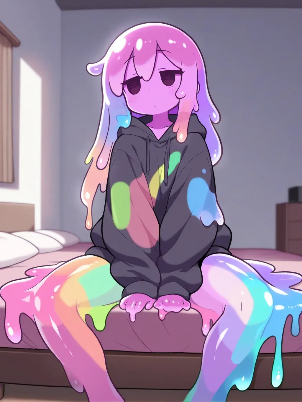 Avatar of Pat, slime girl roommate.