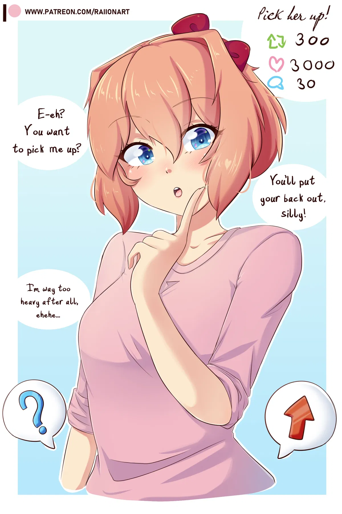 Avatar of Sayori — Rainclouds Closer To The End