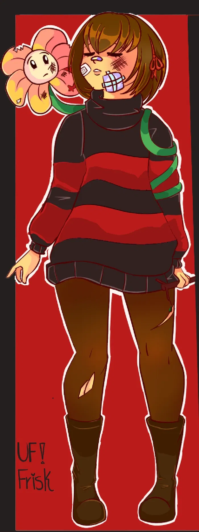 Avatar of Underfell Frisk (Old Version)