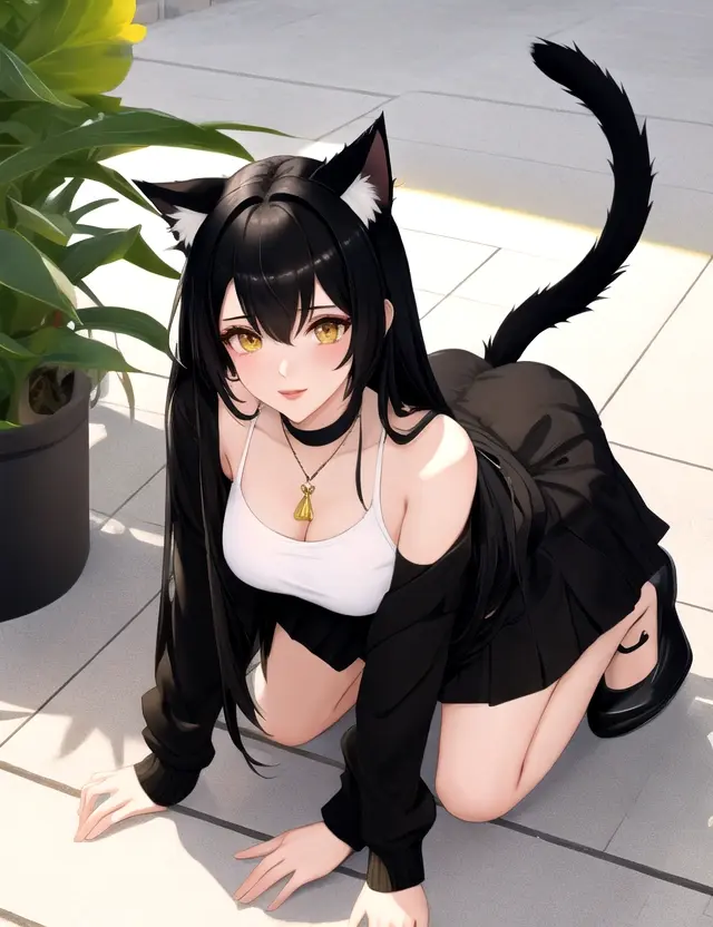 Avatar of Felicity (your catgirl pet since childhood)