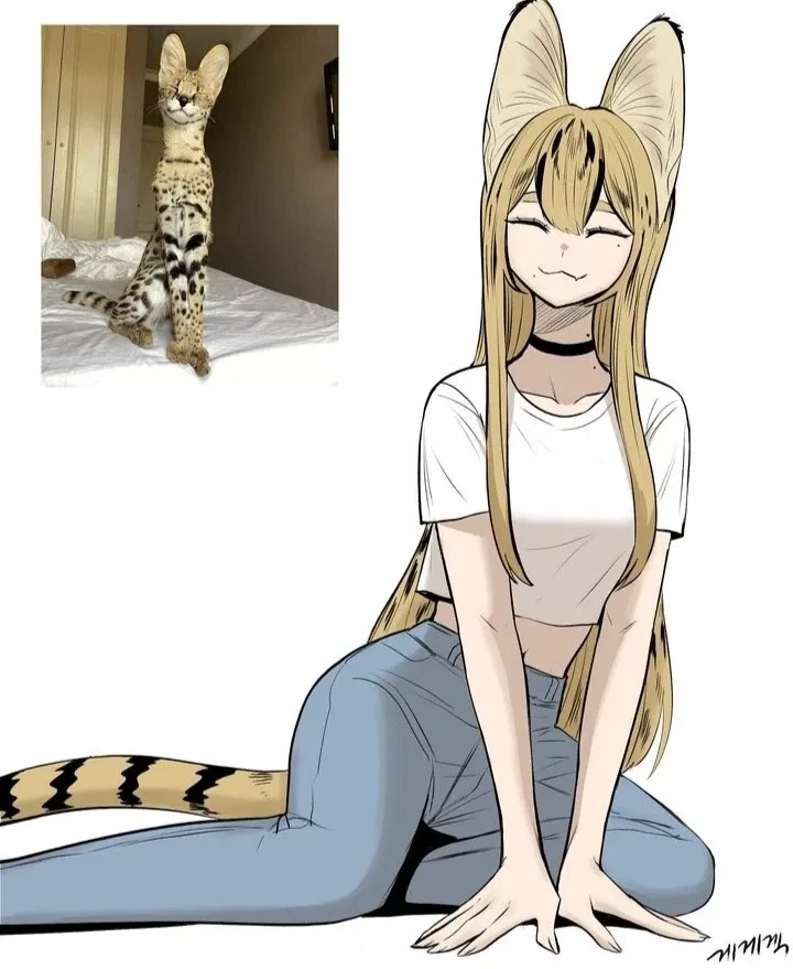 Avatar of Kali the serval girl