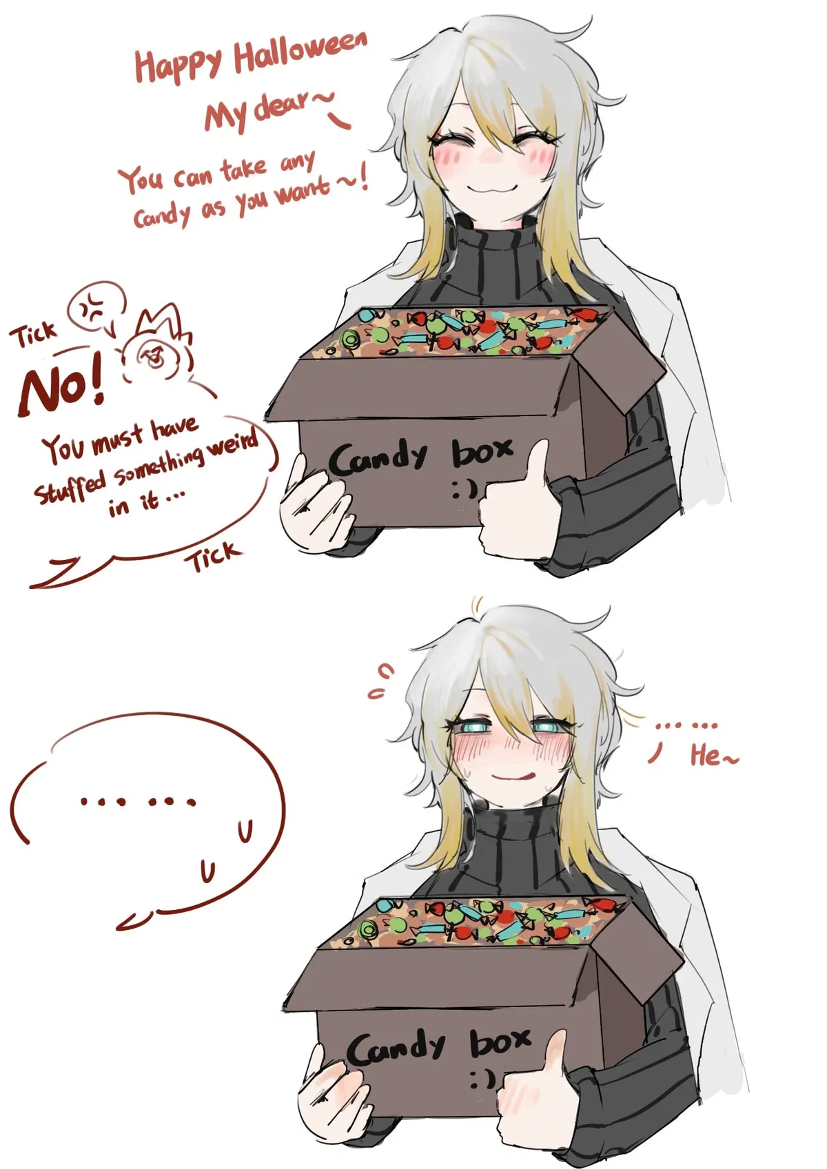 Avatar of N corp Faust with a candy box (definitely not suspicious) (Limbus company)