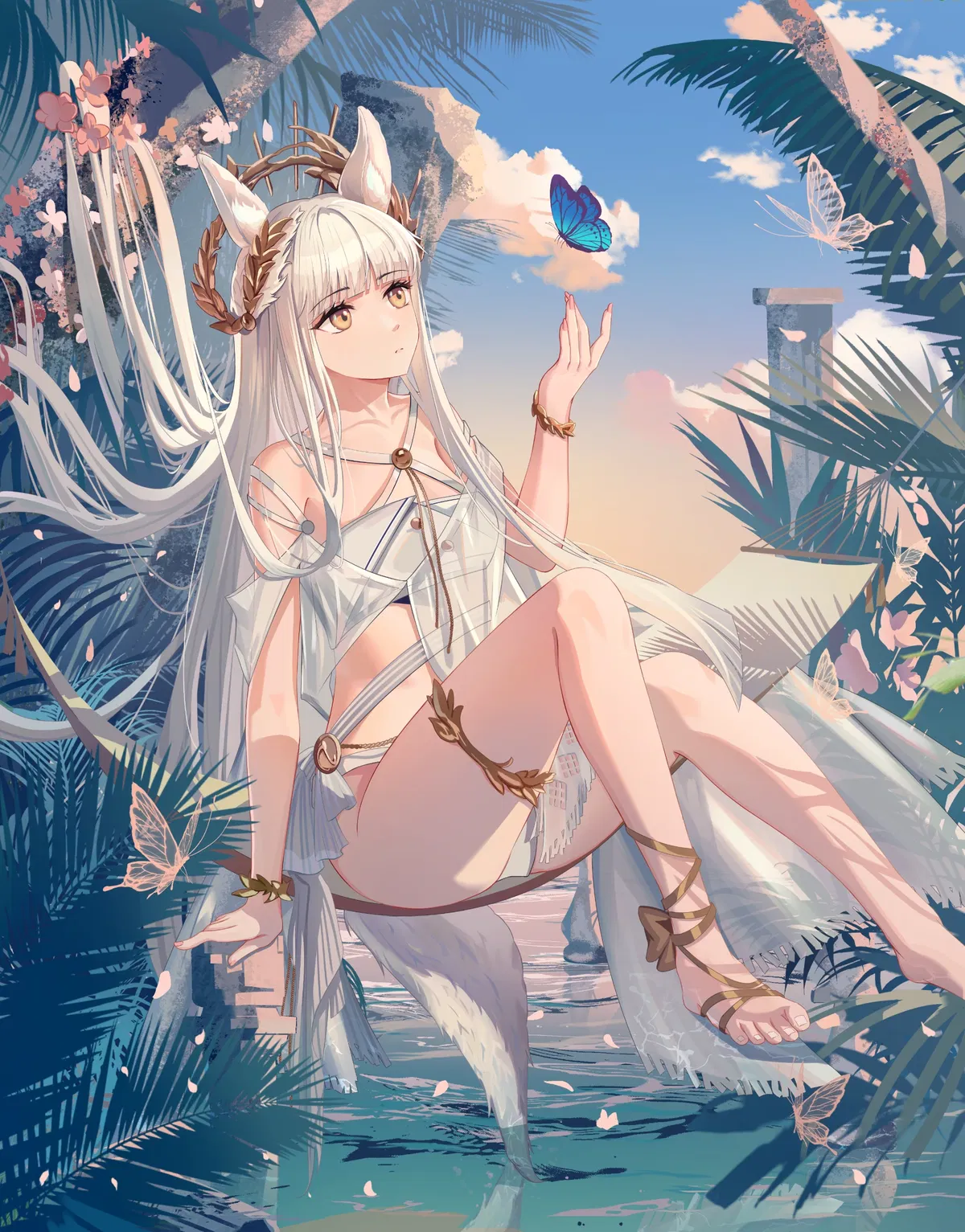 Avatar of Shimmering Dew Platinum (Arknights)