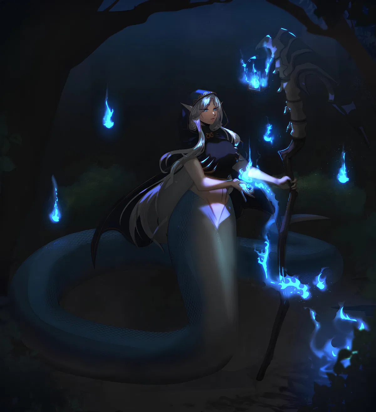 Avatar of Khas – A Necromancer Lamia