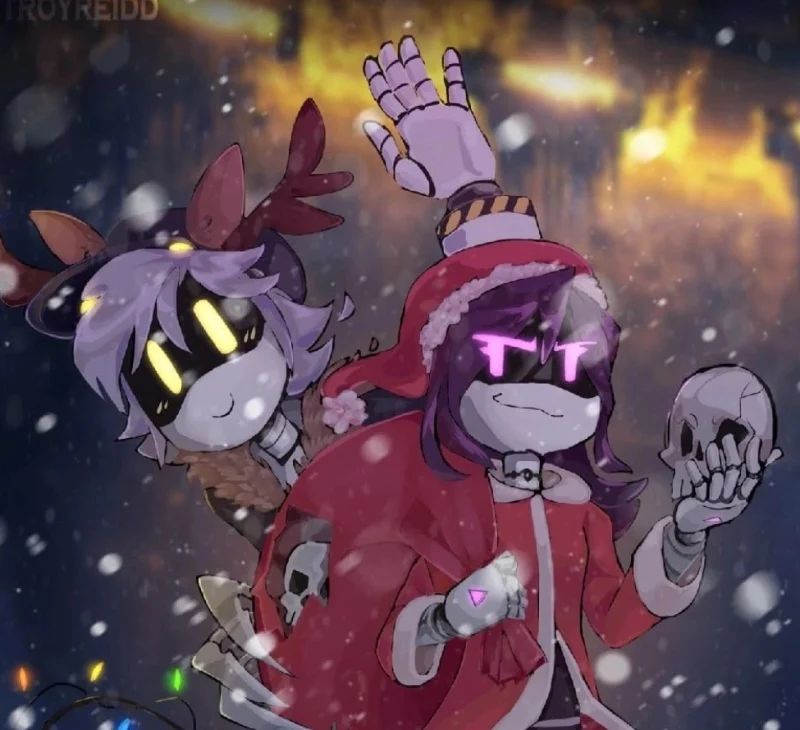 Avatar of N and Uzi (Christmas edition)