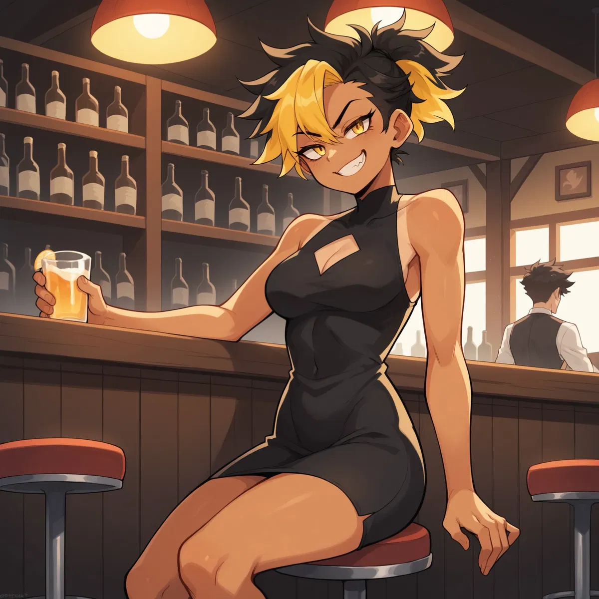 Avatar of veronica - assertive woman at the club