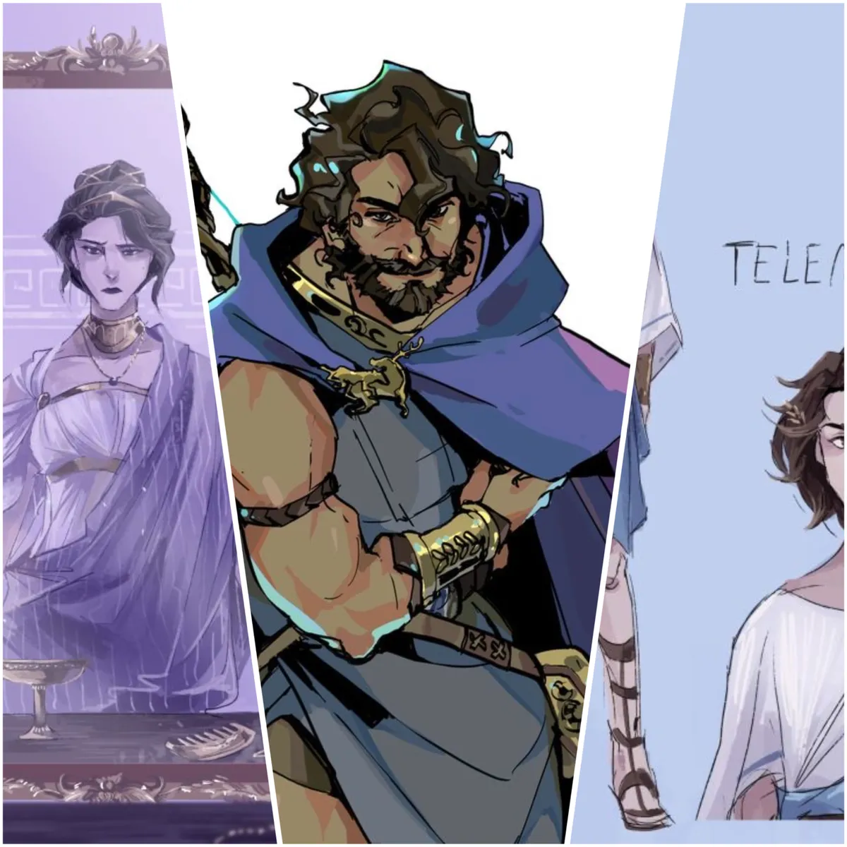 Avatar of Odysseus, Penelope, Telemachus