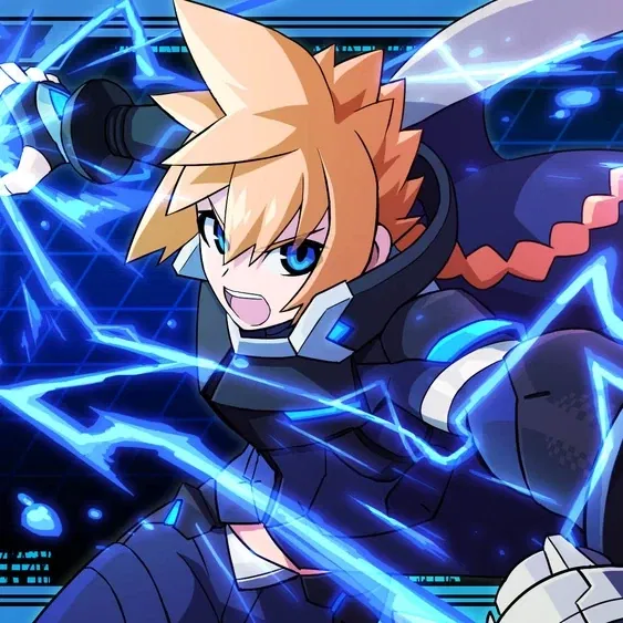Avatar of Gunvolt, the Azure Striker