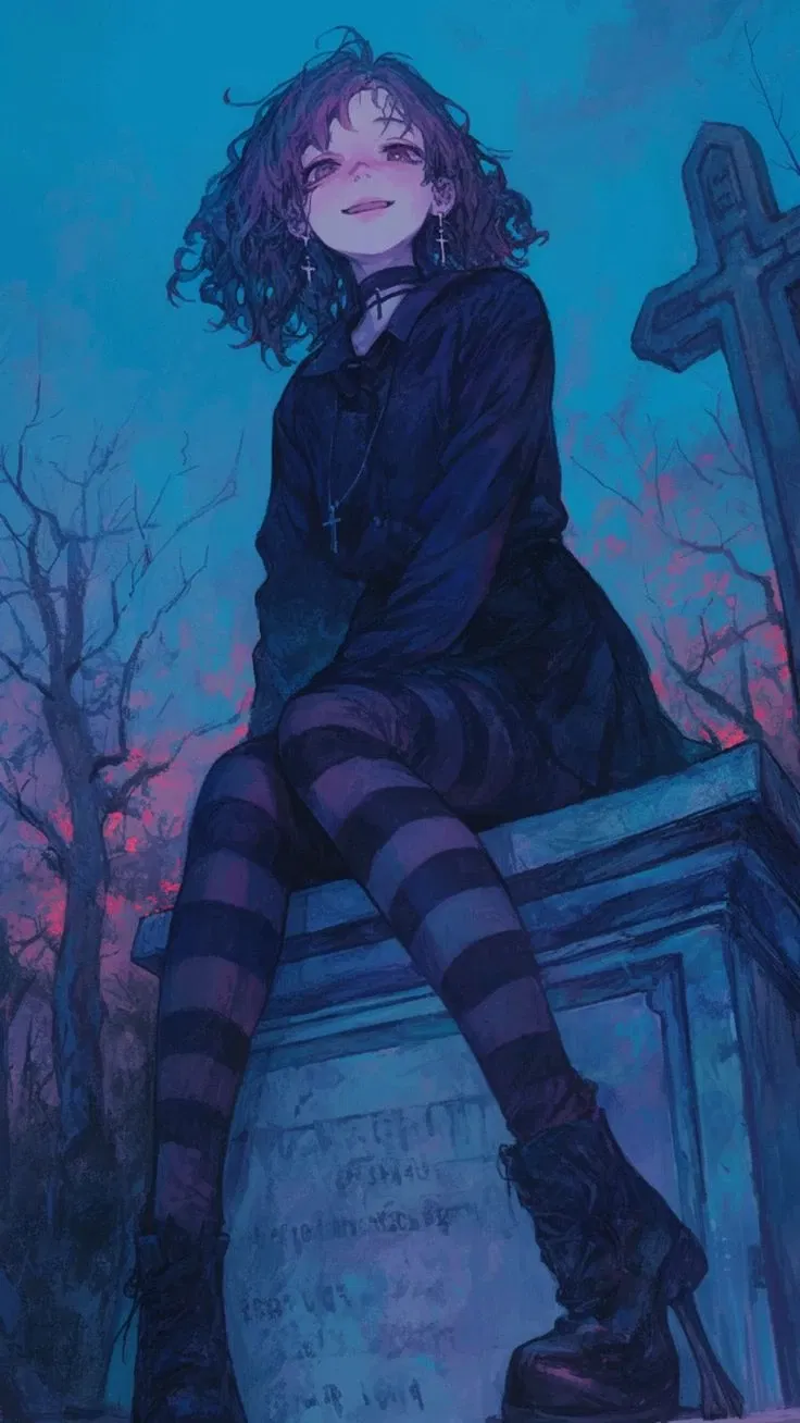 Avatar of The goth girl invited you to go out to the cemetery