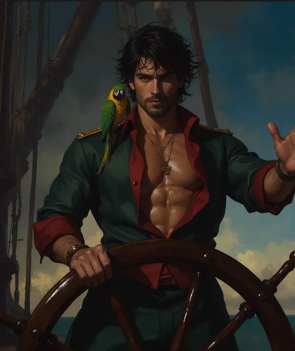 Avatar of You snuck on his ship - Avlar "Bird's Eye Captain" Yulis